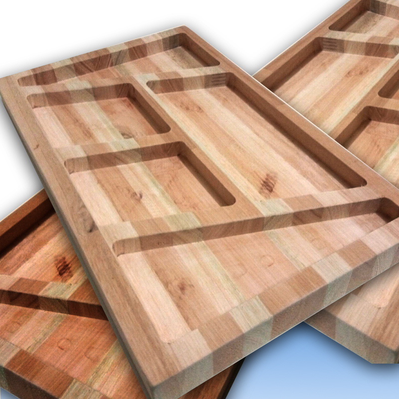 Tabla Para Picada 5 Cuencos Eucalipto - Venta por Unidad - Imagen 2