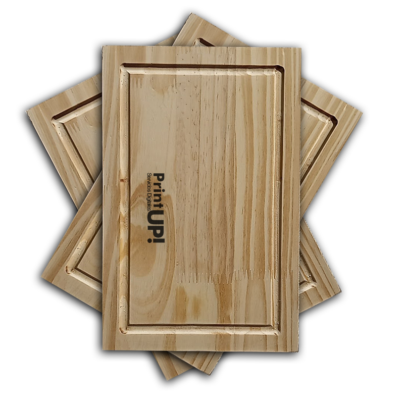 Tablas Corte/picada Pino 20x30cm Personalizadas Láser (4 Canal) - Compra Mínima 5 Unidades. - Imagen 2