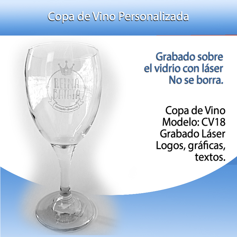 Copa de vino personalizada - Copa grabada