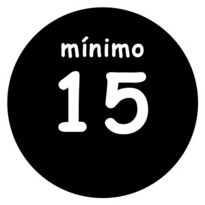 Cantidad Mínima 15 Unidades