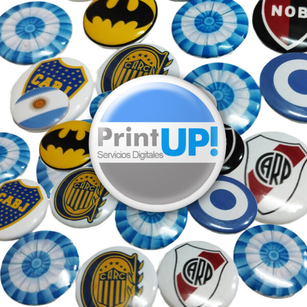 Prendedor Pin Botón Personalizado 44mm - x10 Unidades - Imagen 4